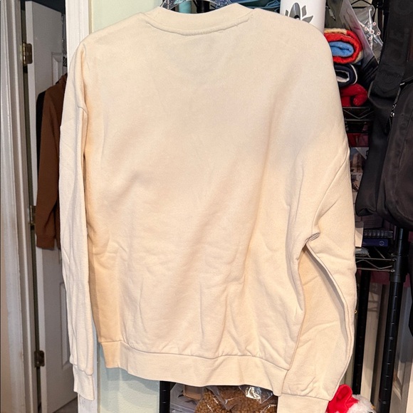 Crystal Lake Graphic Crewneck Sweater - Cream - Picture 5 of 5